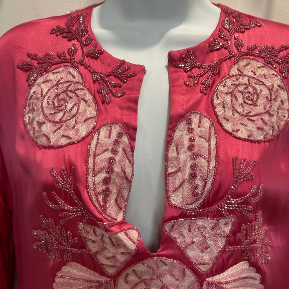 Jeannie Mc Queenie 100% Silk Lounge set - Picture 6 of 6